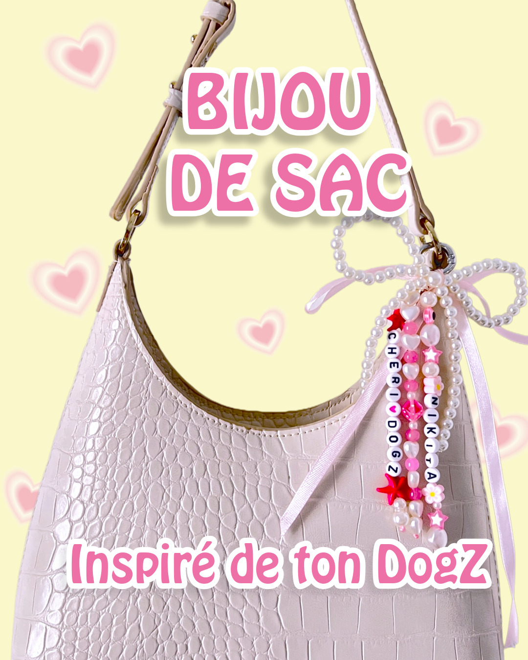 Bijou de sac personnalisé 🎀