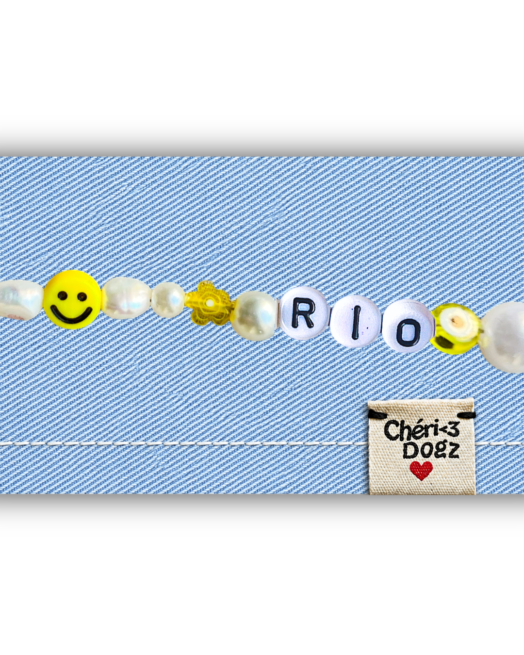 Bandana à personnaliser en jean upcyclé - JEAN CLAIR